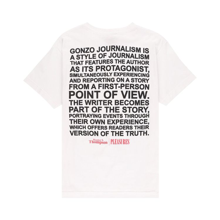Pleasures Badge T Shirt White