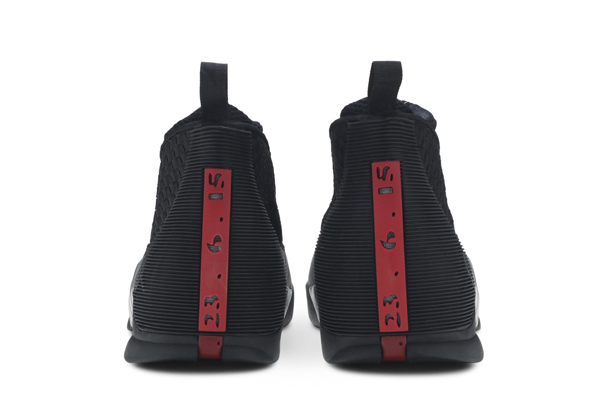 Jordan retro 15 red and black top