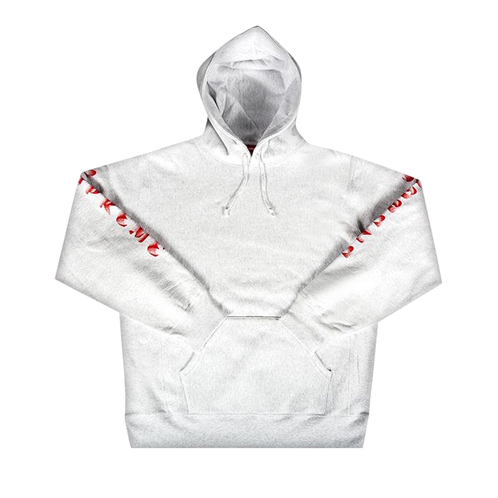 Buy Supreme Gradient Sleeve Hooded Sweatshirt Ash Grey