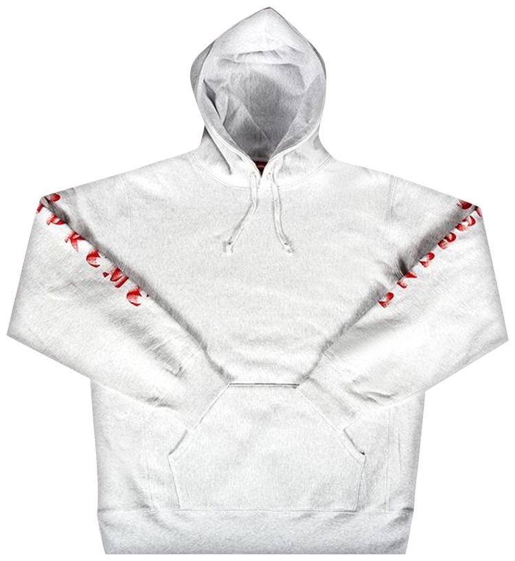 Supreme Gradient Sleeve Hooded Sweatshirt Ash Grey