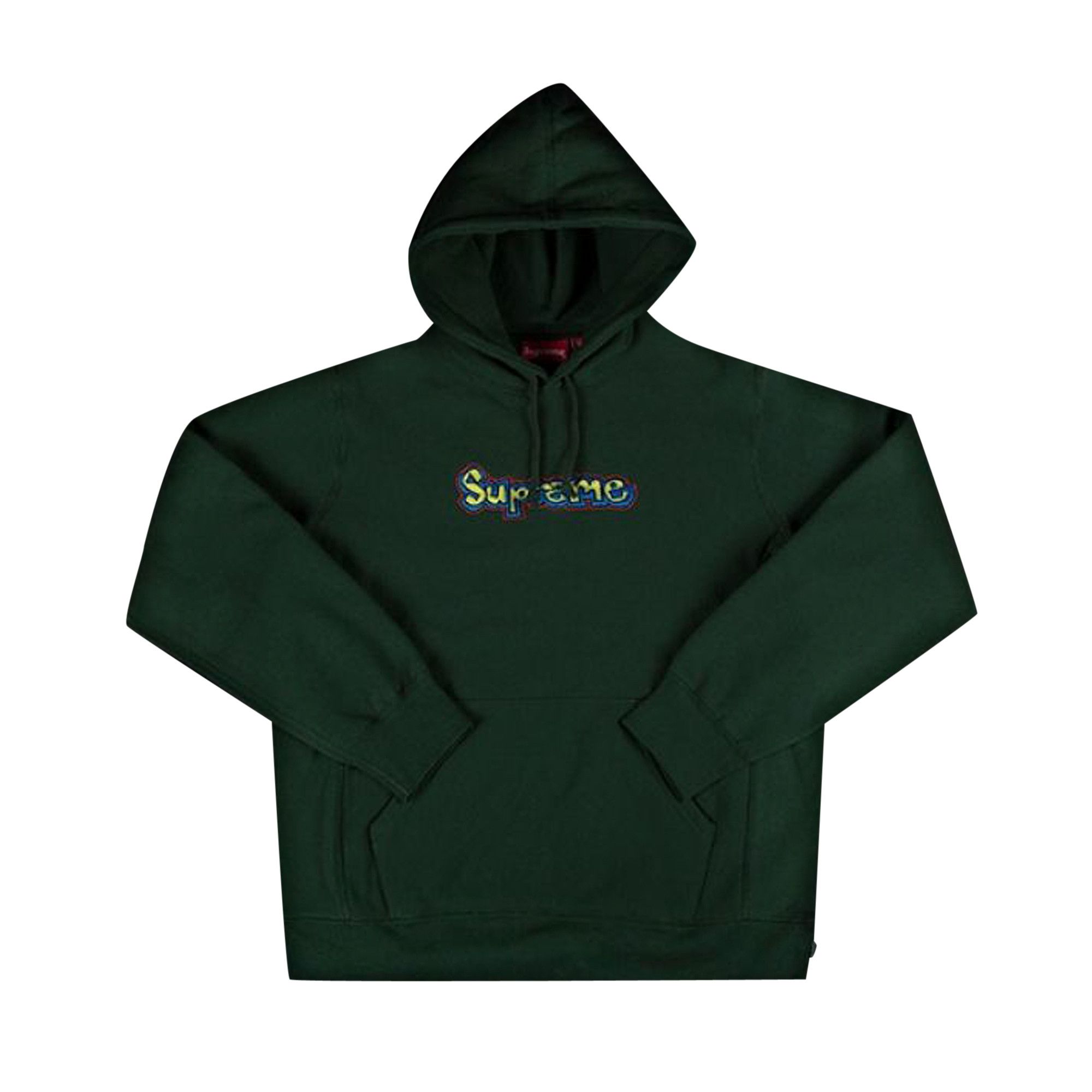Buy Supreme Gonz Logo Hooded Sweatshirt 'Dark Green' - SS18SW18