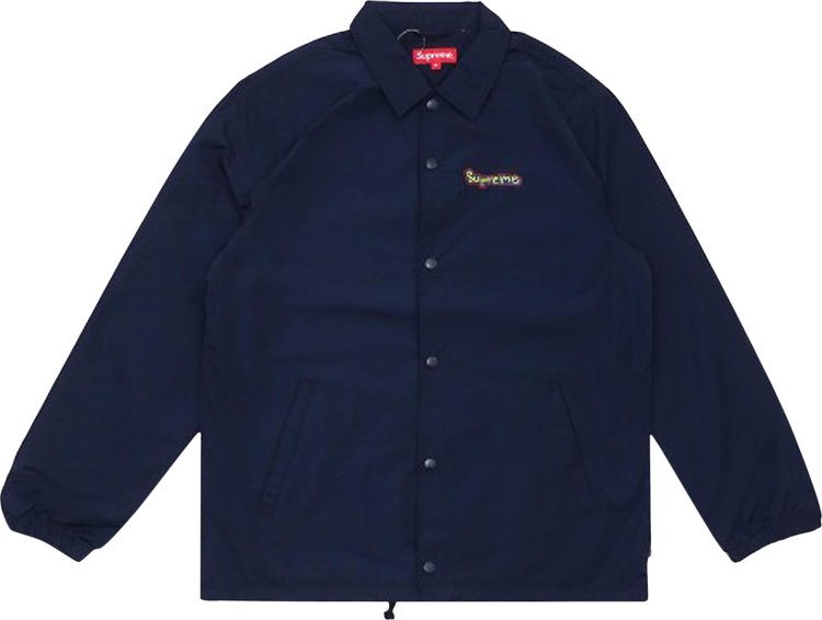Buy Supreme Gonz Logo Coaches Jacket 'Navy' - SS18J81 NAVY | GOAT