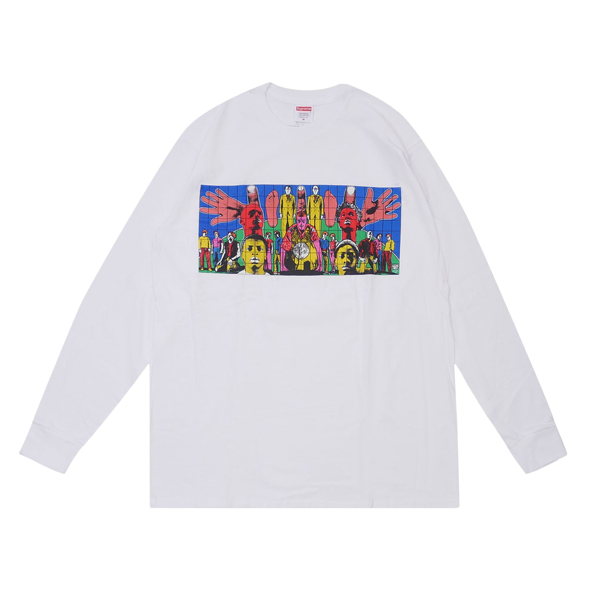 Supreme Gilbert and George DEATH AFTER LIFE Long-Sleeve Tee 'White'