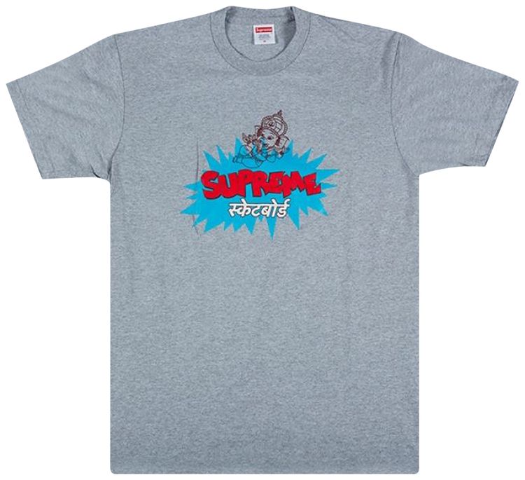 Supreme Ganesha Tee Heather Grey