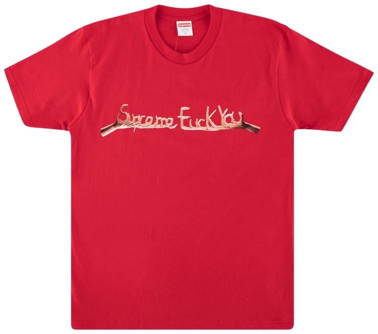 Supreme Fuck You Tee Red
