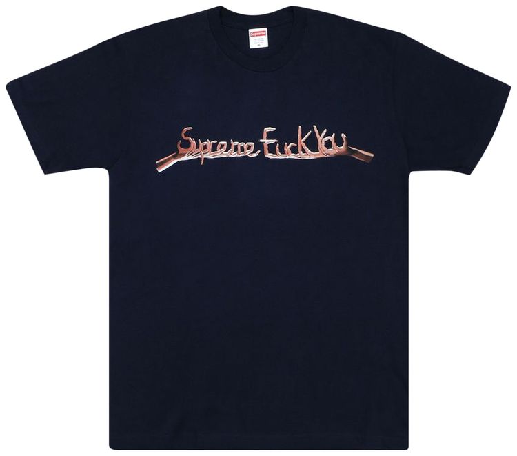 Supreme Fuck You Tee Navy