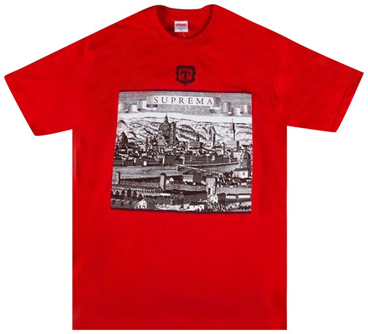 Supreme Fiorenza Tee Red