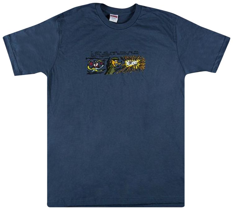 Supreme Dog Shit Tee Dark Slate