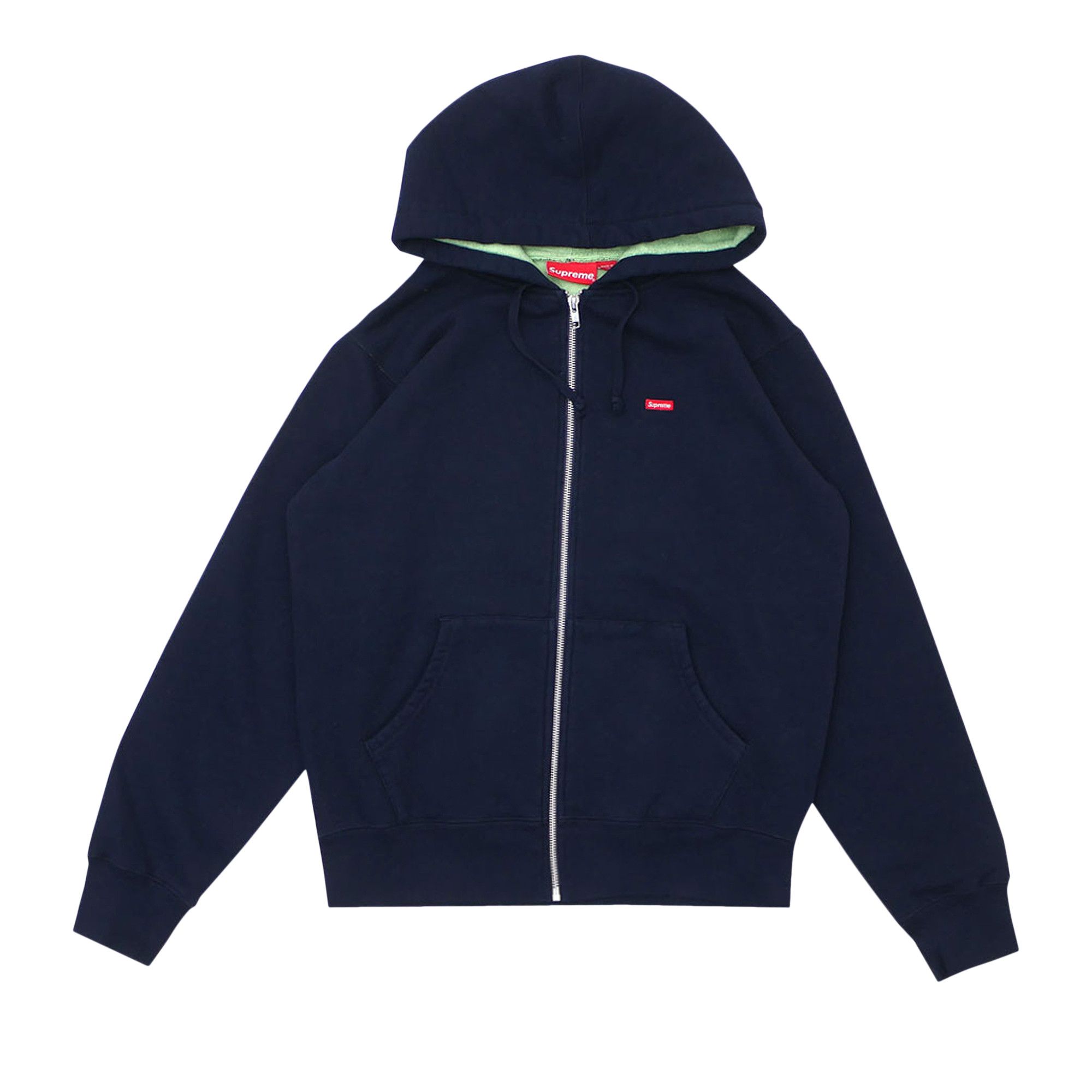 Contrast zip up hooded sweatshirt discount