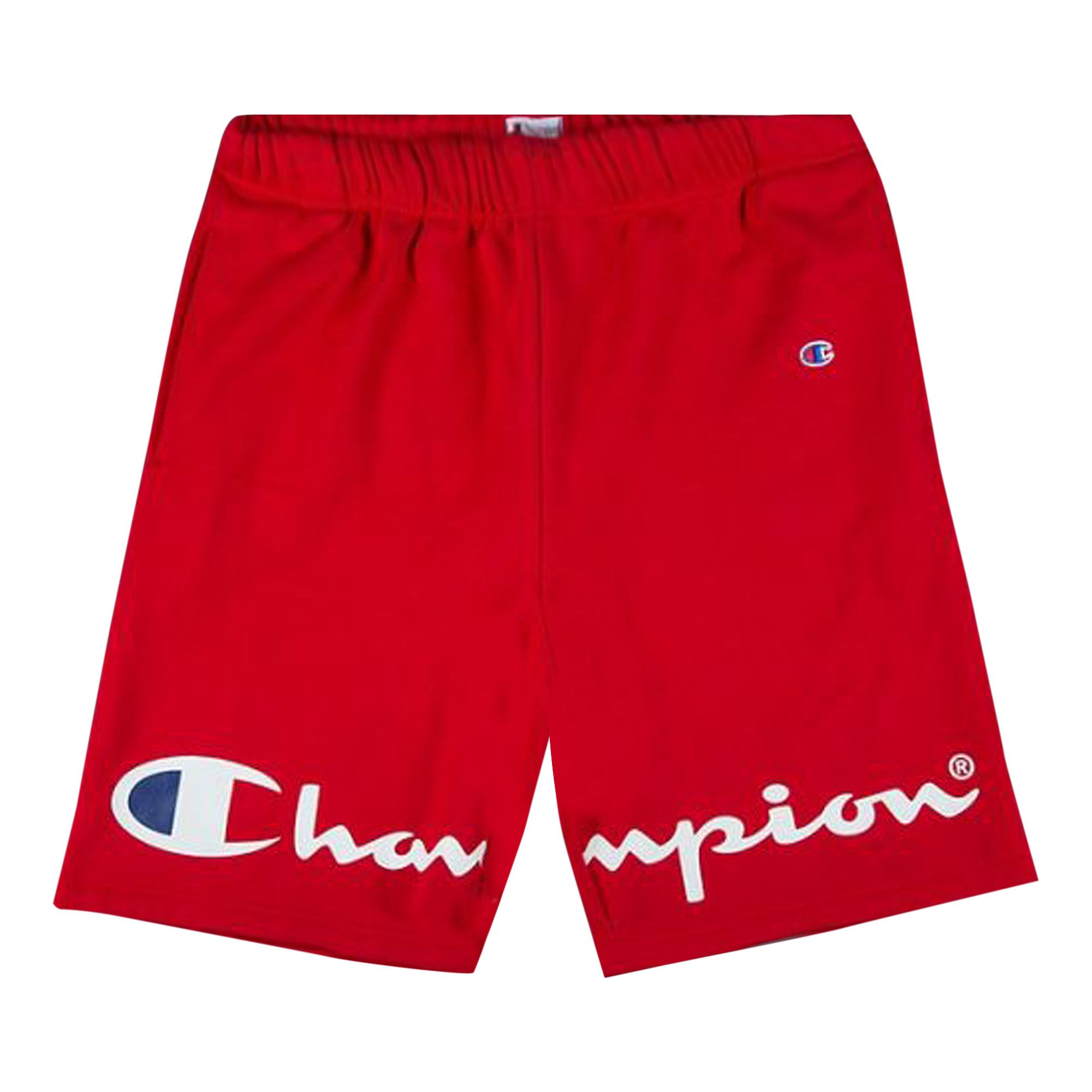 Buy Supreme x Champion Sweatshort 'Red' - SS18SW6 RED | GOAT