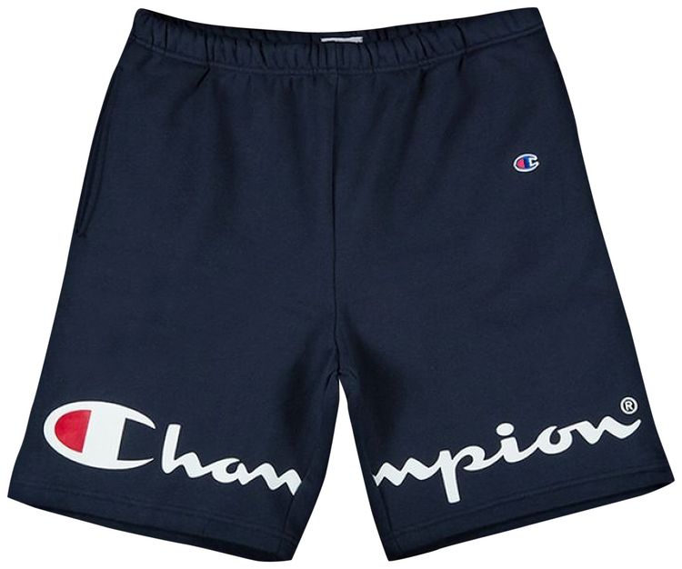 Supreme x Champion Sweatshort Navy