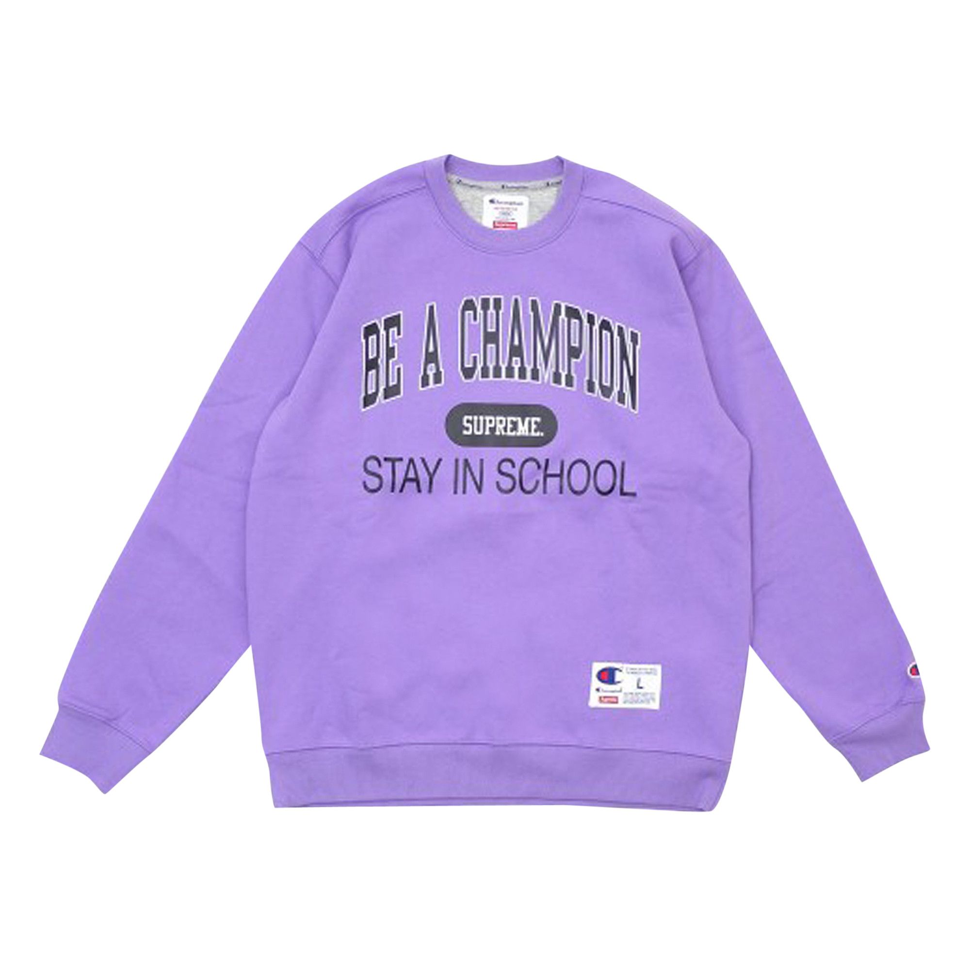 Supreme x champion stay in school 2025