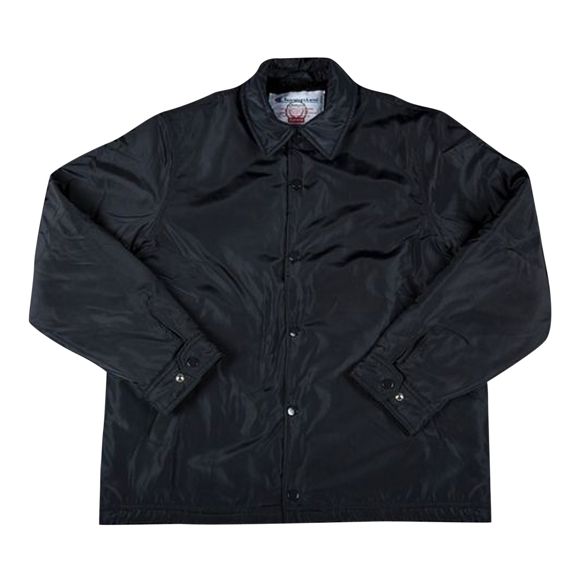Buy Supreme x Champion Label Coaches Jacket 'Black' - FW18J74