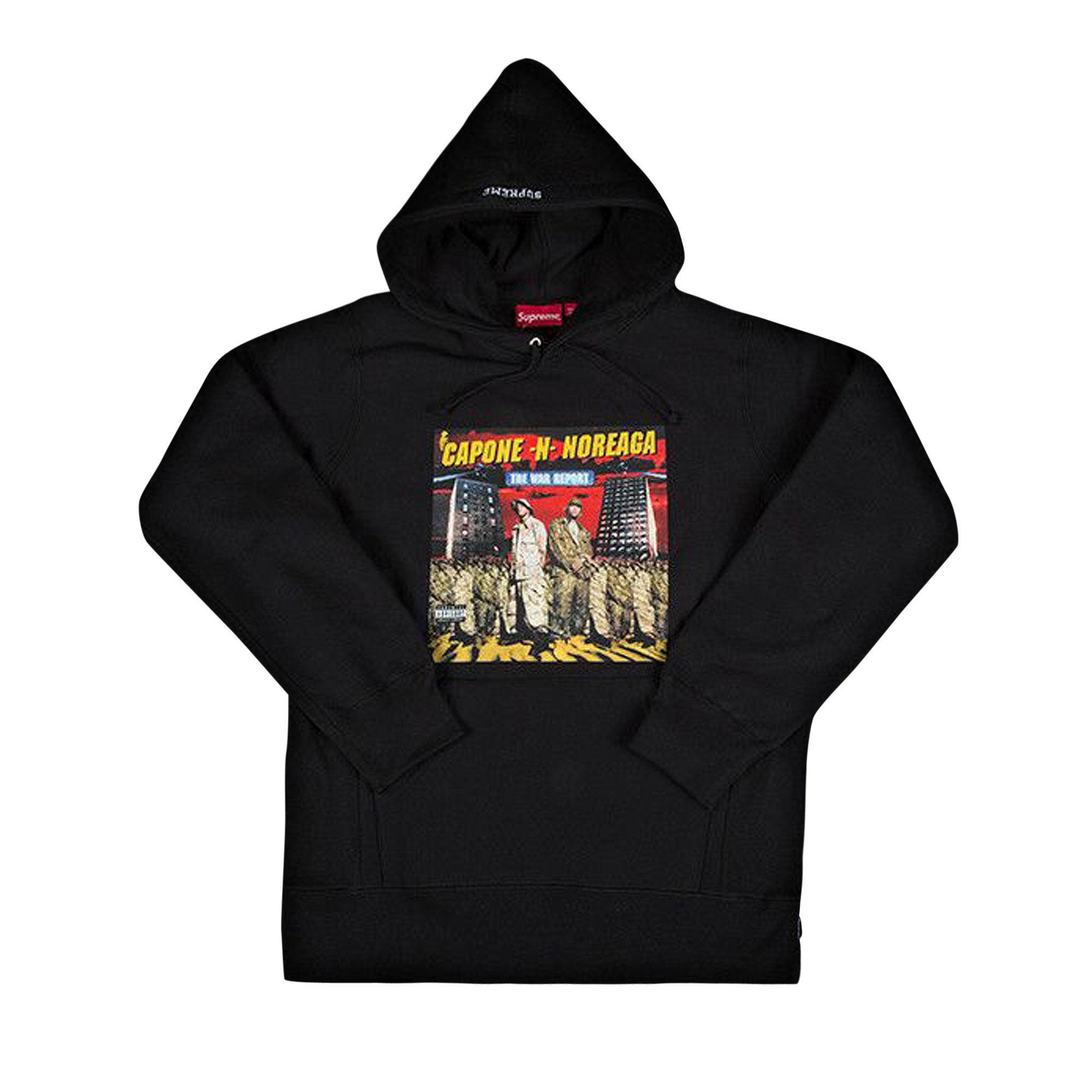 Buy Supreme The War Report Hooded Sweatshirt 'Black' - FW16SW20 ...