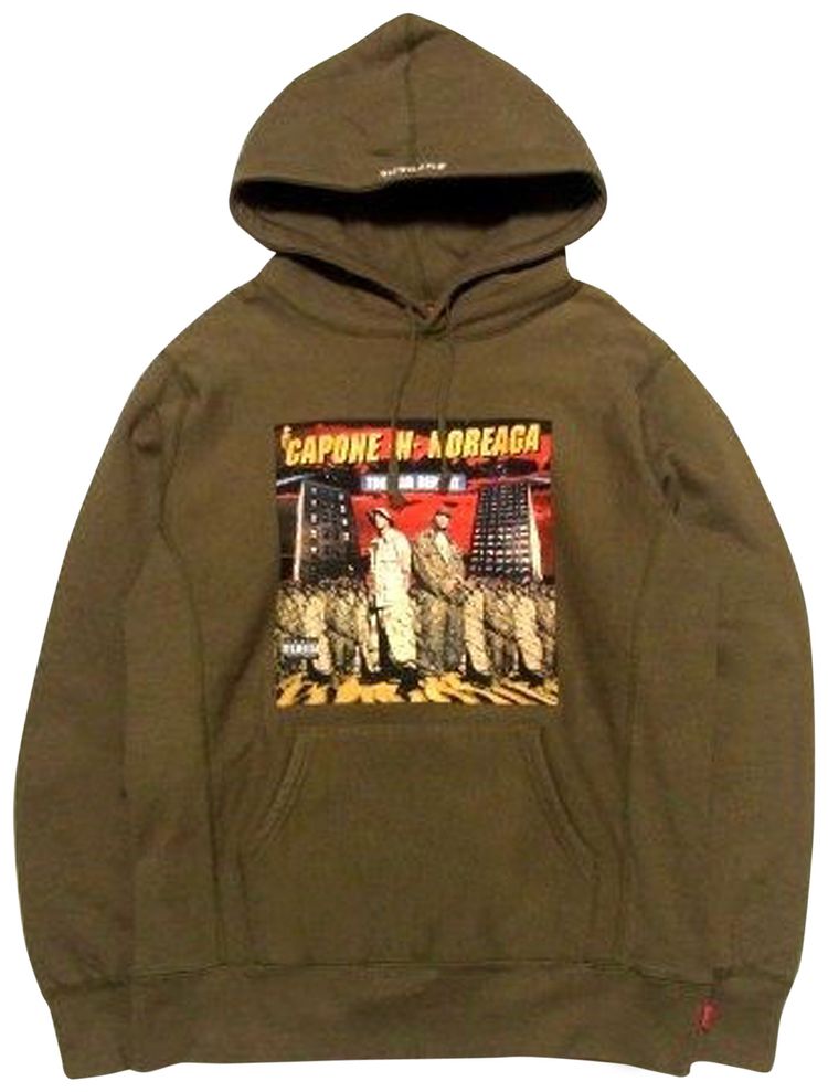 Supreme The War Report Hooded Sweatshirt Olive