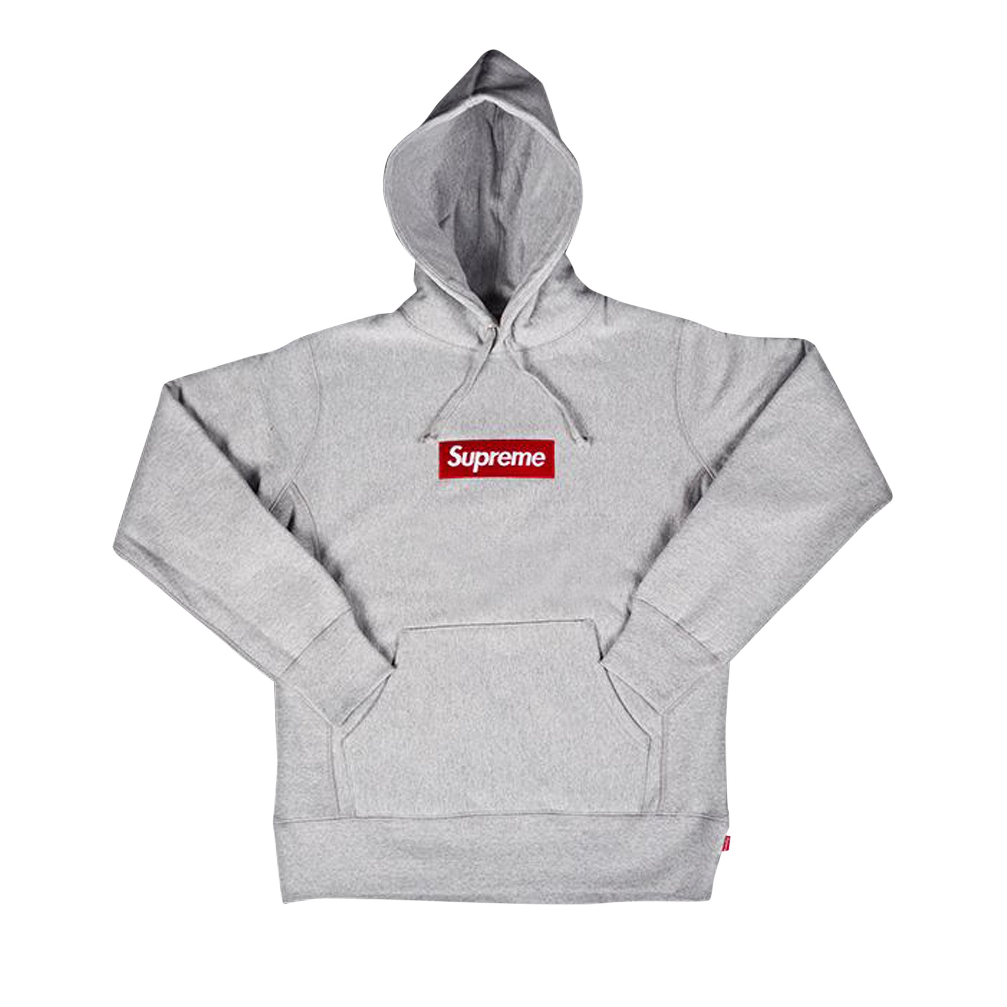 Buy Supreme Box Logo Hooded Sweatshirt 'Heather Grey' - FW16SW6