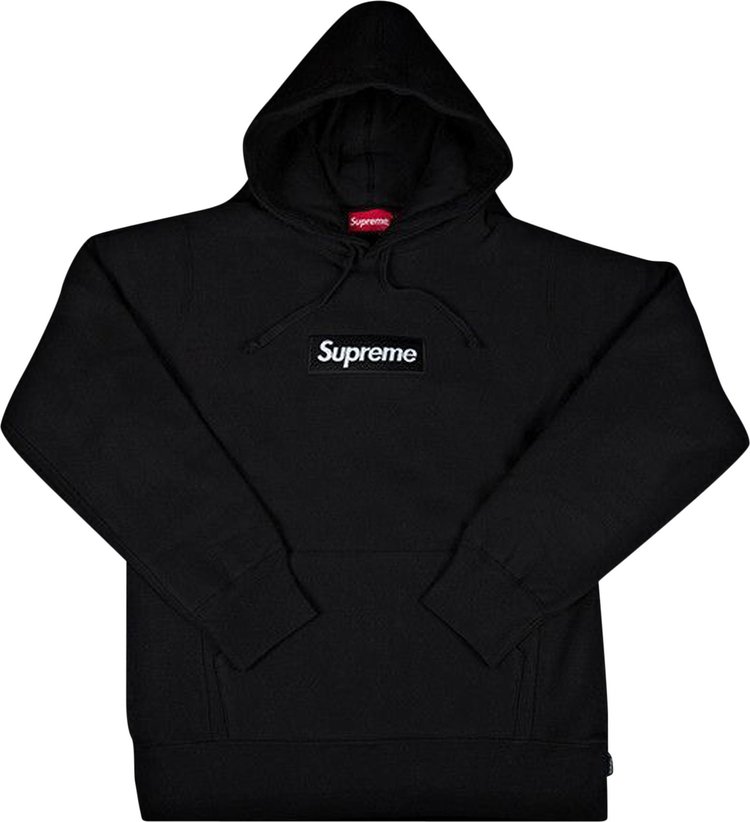 Buy Supreme Box Logo Hooded Sweatshirt 'Black' - FW16SW6 BLACK | GOAT