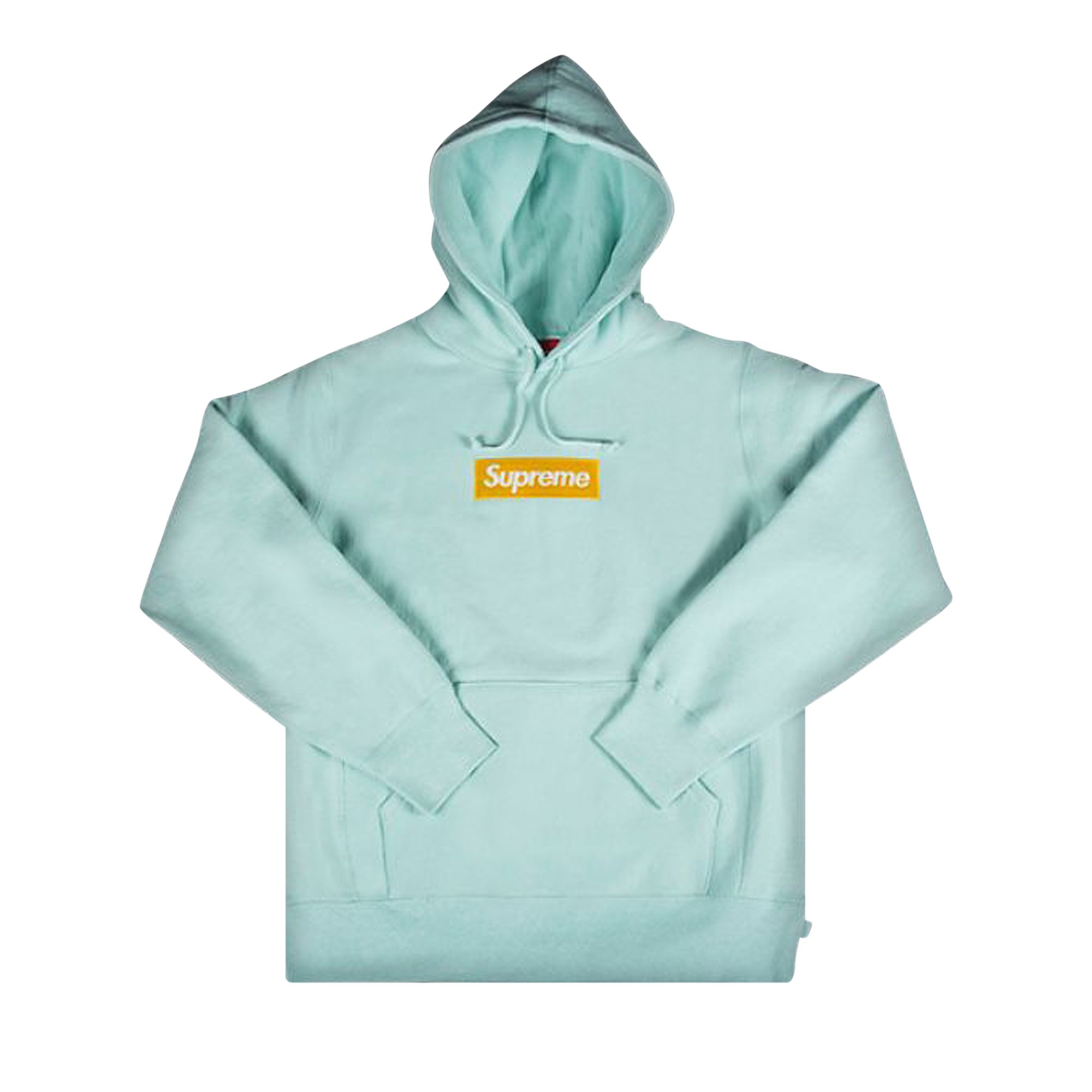 Supreme Small Box Hooded  Ice Blue M