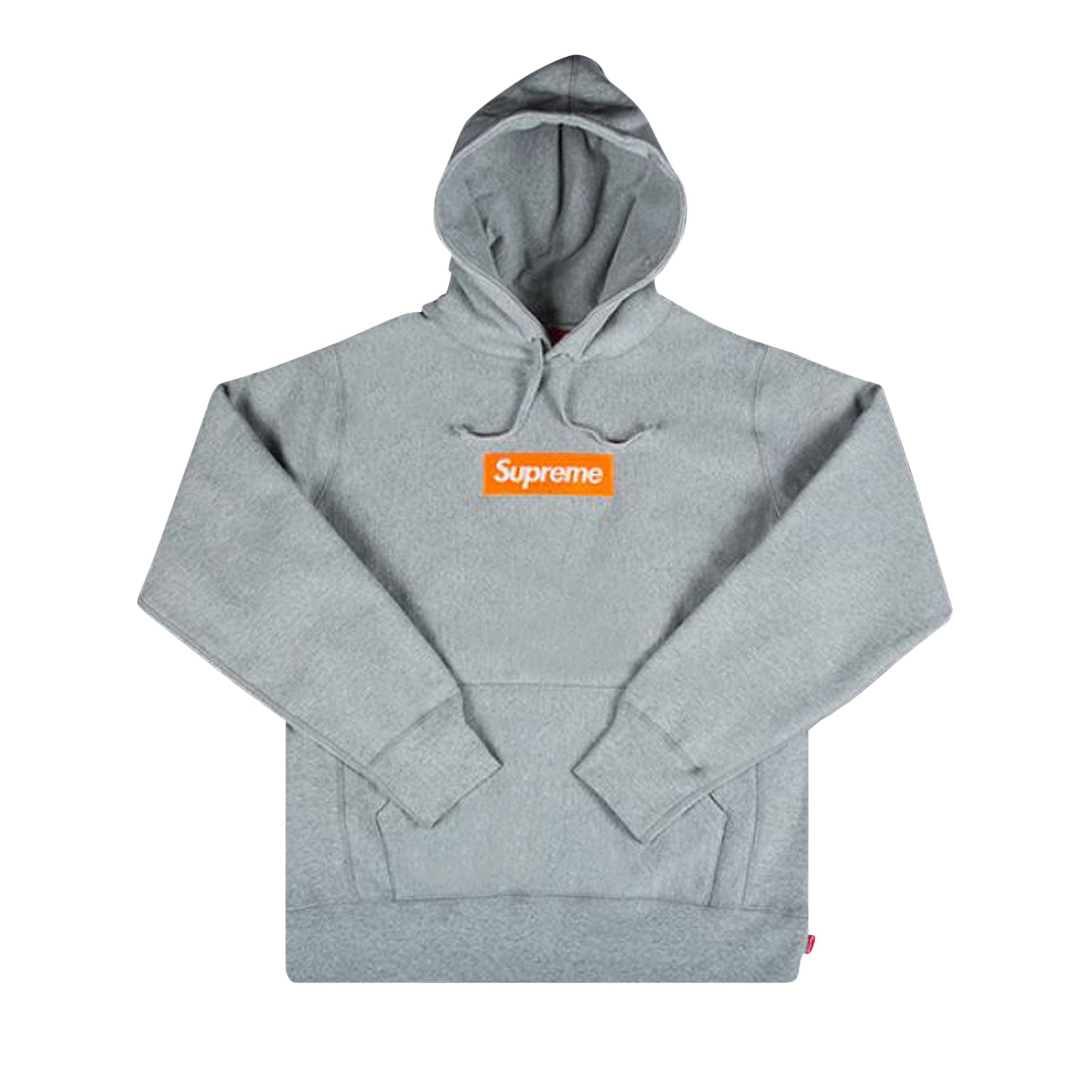 Buy Supreme Box Logo Hooded Sweatshirt 'Heather Grey' - FW17SW10 