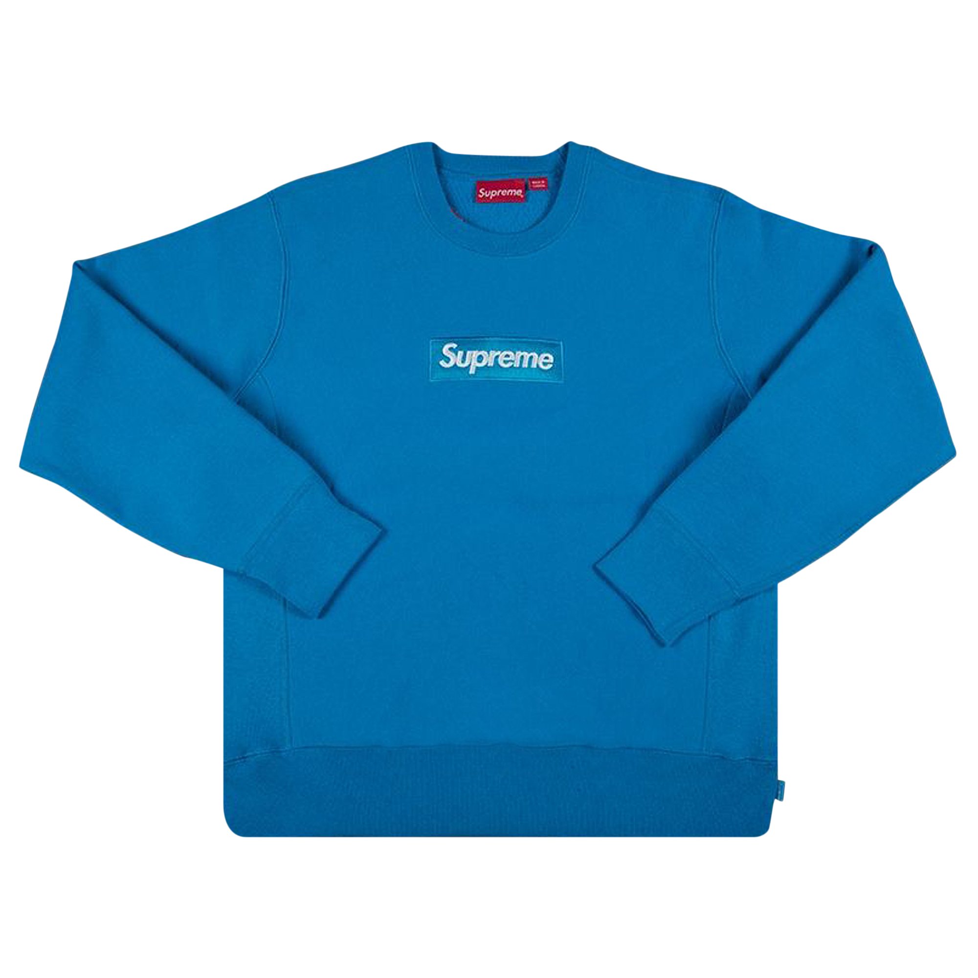 Supreme Box Logo Crewneck Blue-
