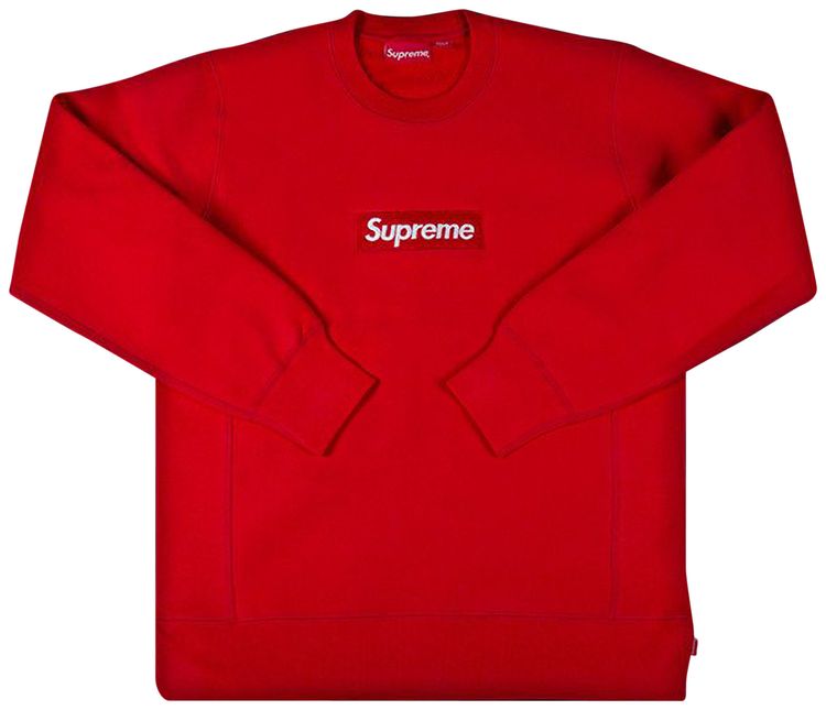 Supreme Box Logo Crewneck Red
