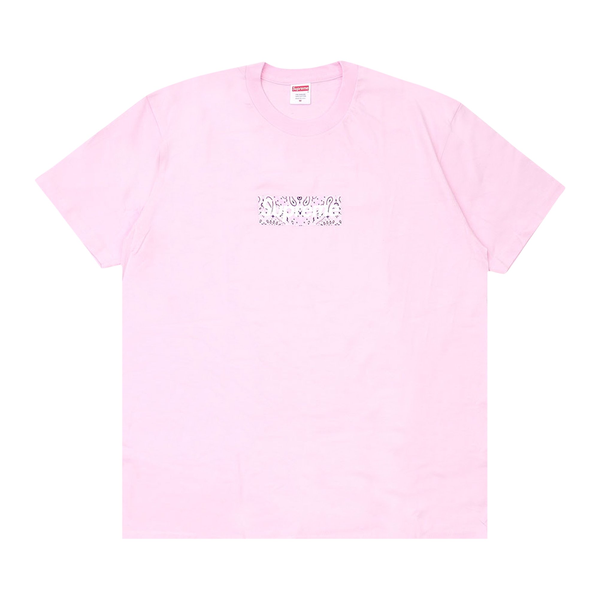Supreme Bandana Box Logo Tee 'Light Pink'