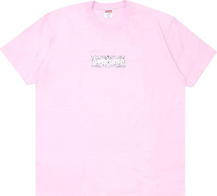 supreme pink on white box logo tee RARE size large vnds