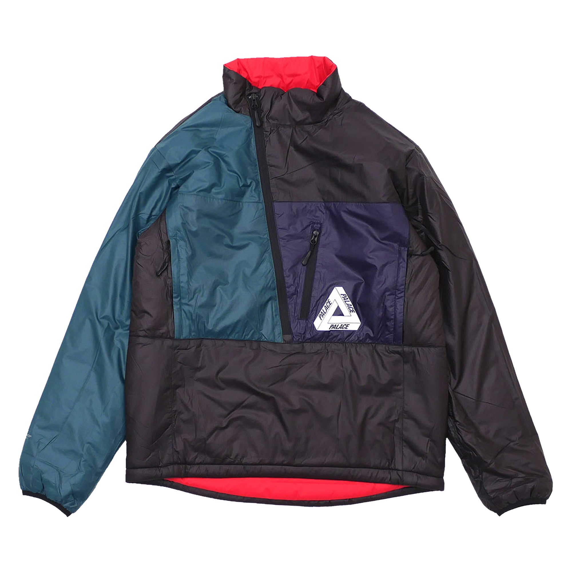 Buy Palace P-Tex Pertex Liner 'Black/Green/Navy' - P14JK001 | GOAT