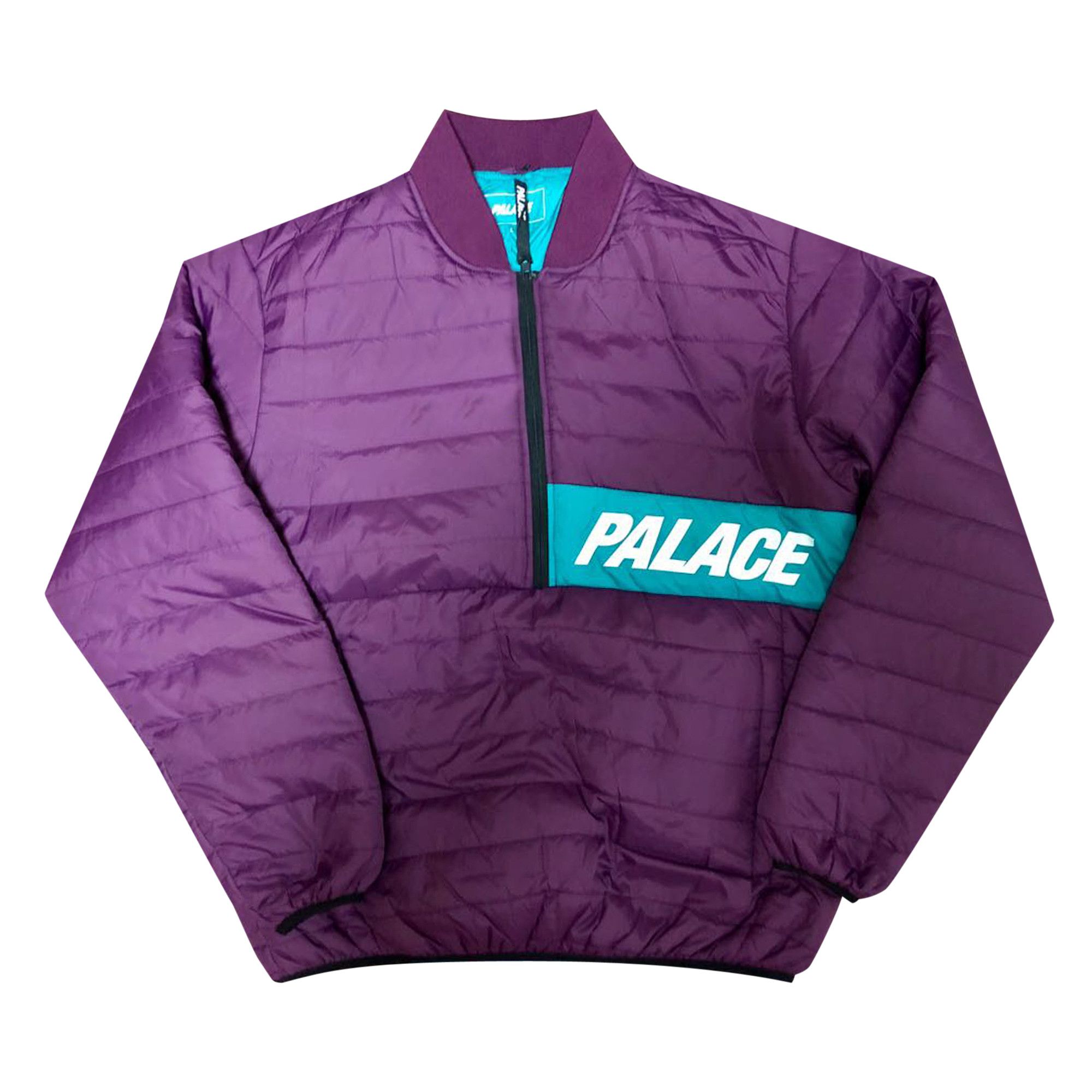 Size s Palace Half Zip Packer Blackberry Teal