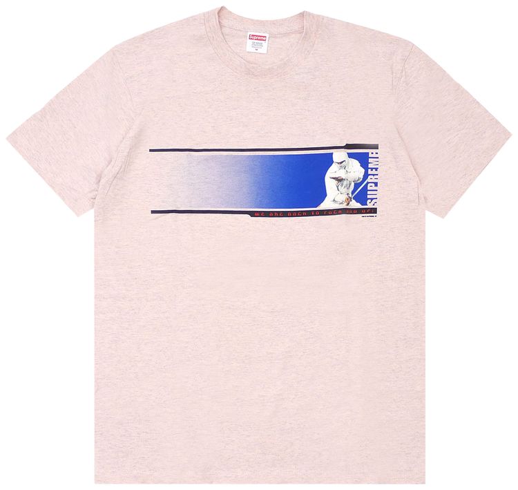 Supreme Were Back Tee Heather Light Pink