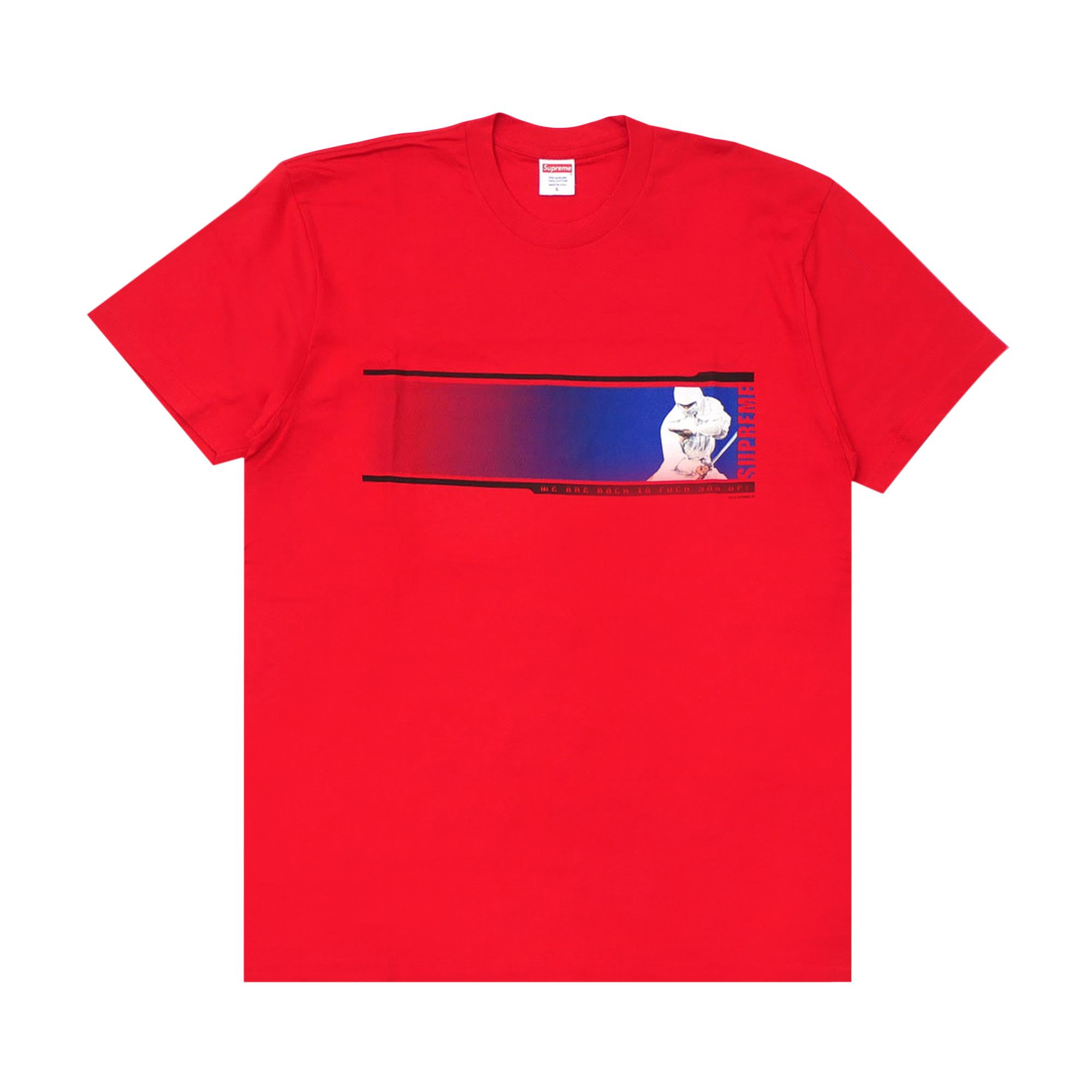 Buy Supreme We re Back Tee Red FW19T20 RED GOAT