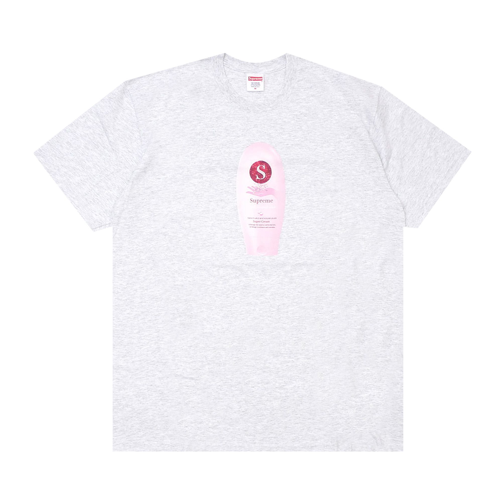 Supreme Super Cream Tee Ash Grey
