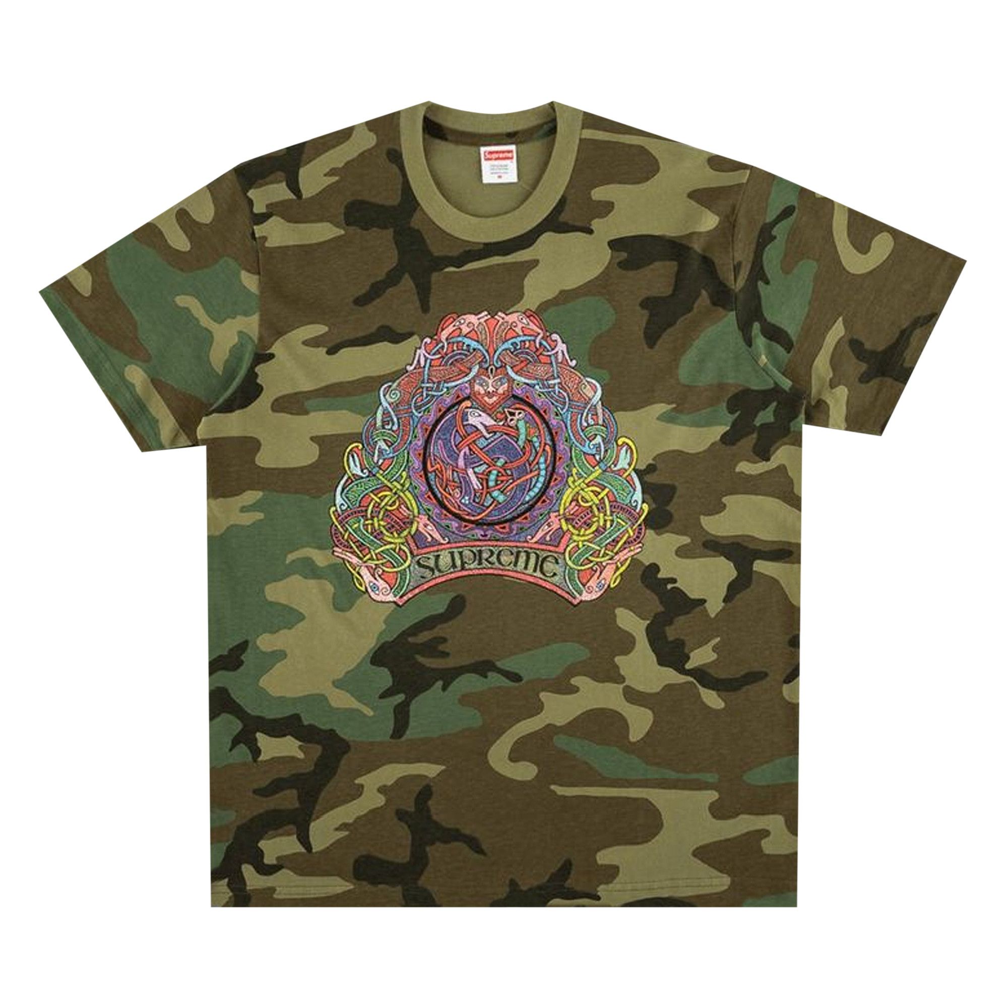 Buy Supreme Knot Tee Woodland Camo SS19T45 WOODLAND CAMO GOAT CA