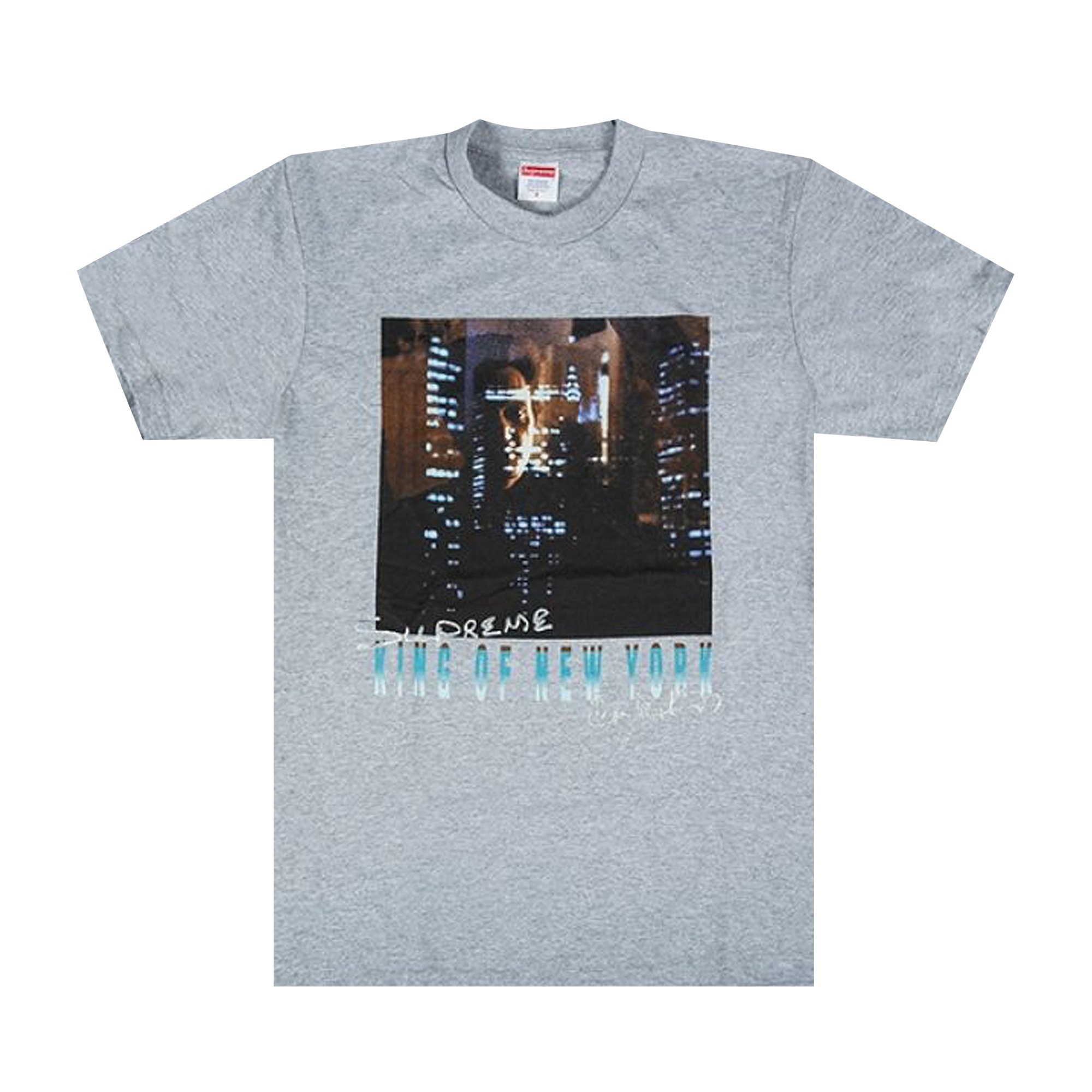 Buy Supreme King of New York Tee 'Heather Grey' - SS19T50 HEATHER