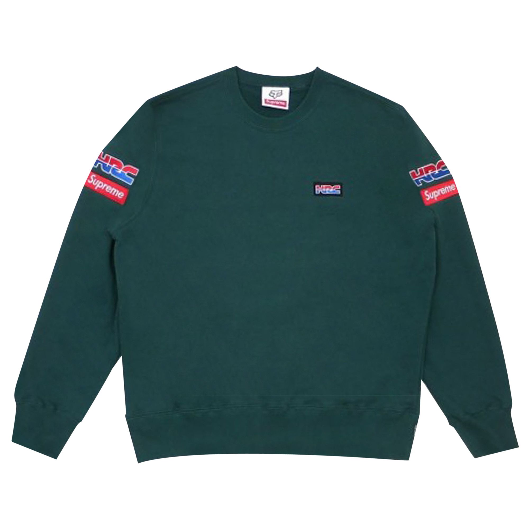 スウェット Supreme Honda Fox Racing Crewneck Buy Supreme x Honda Fox Racing Crewneck 'Dark Green' - FW19SW6