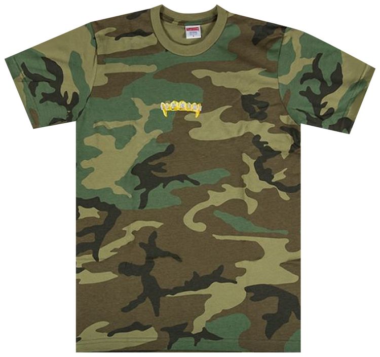 Supreme Fronts Tee Woodland Camo