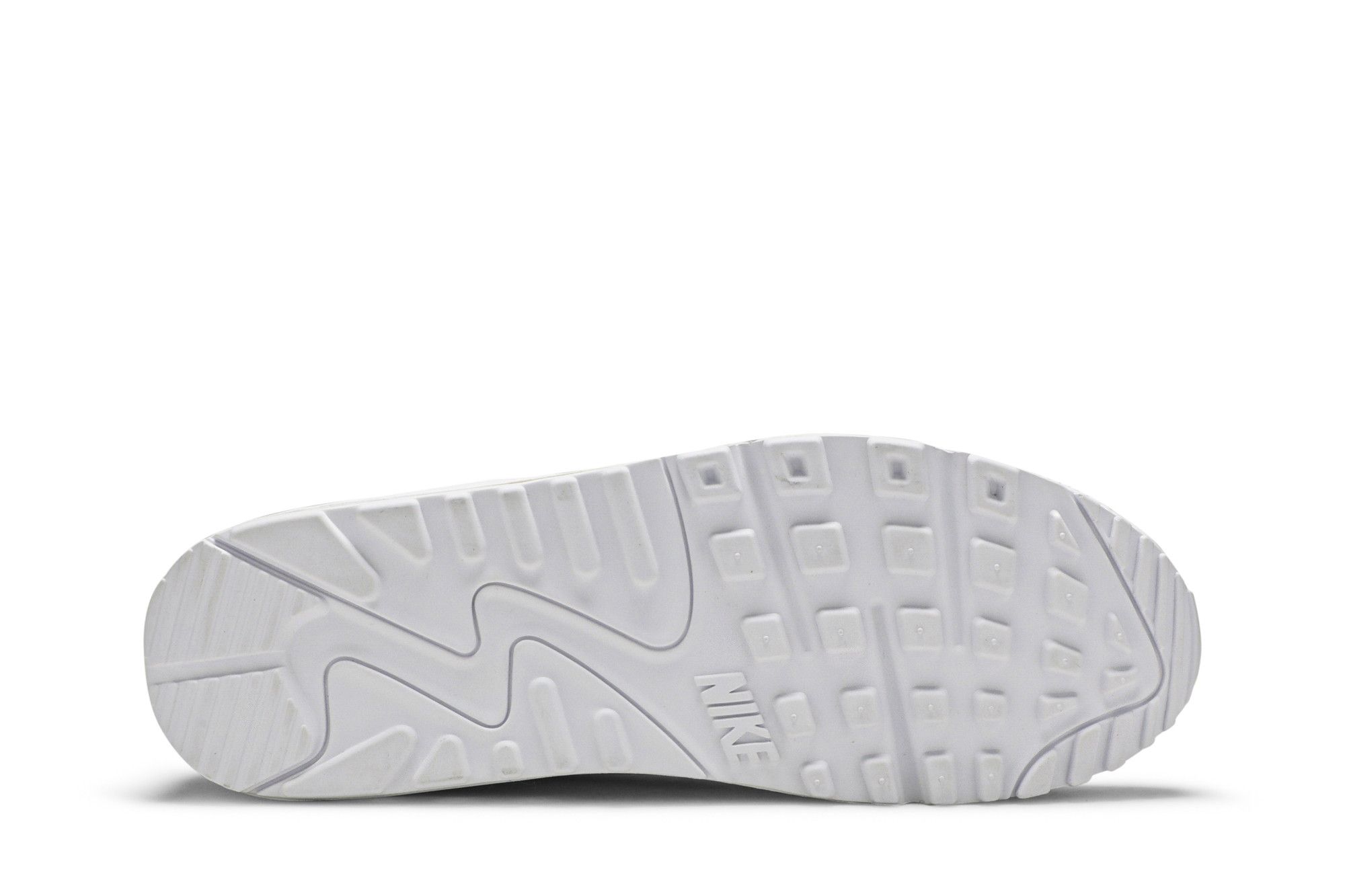 nike air max 90 recraft trainers in triple white
