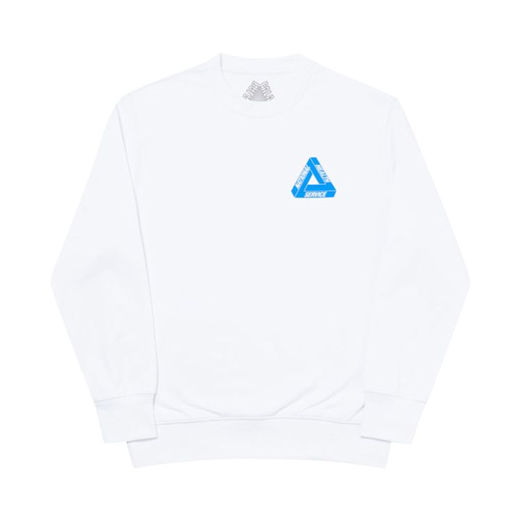 Palace Tri Donator Crew White