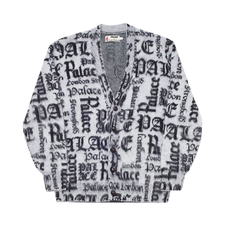 Palace Ye Olde Pringle Knit WhiteBlack