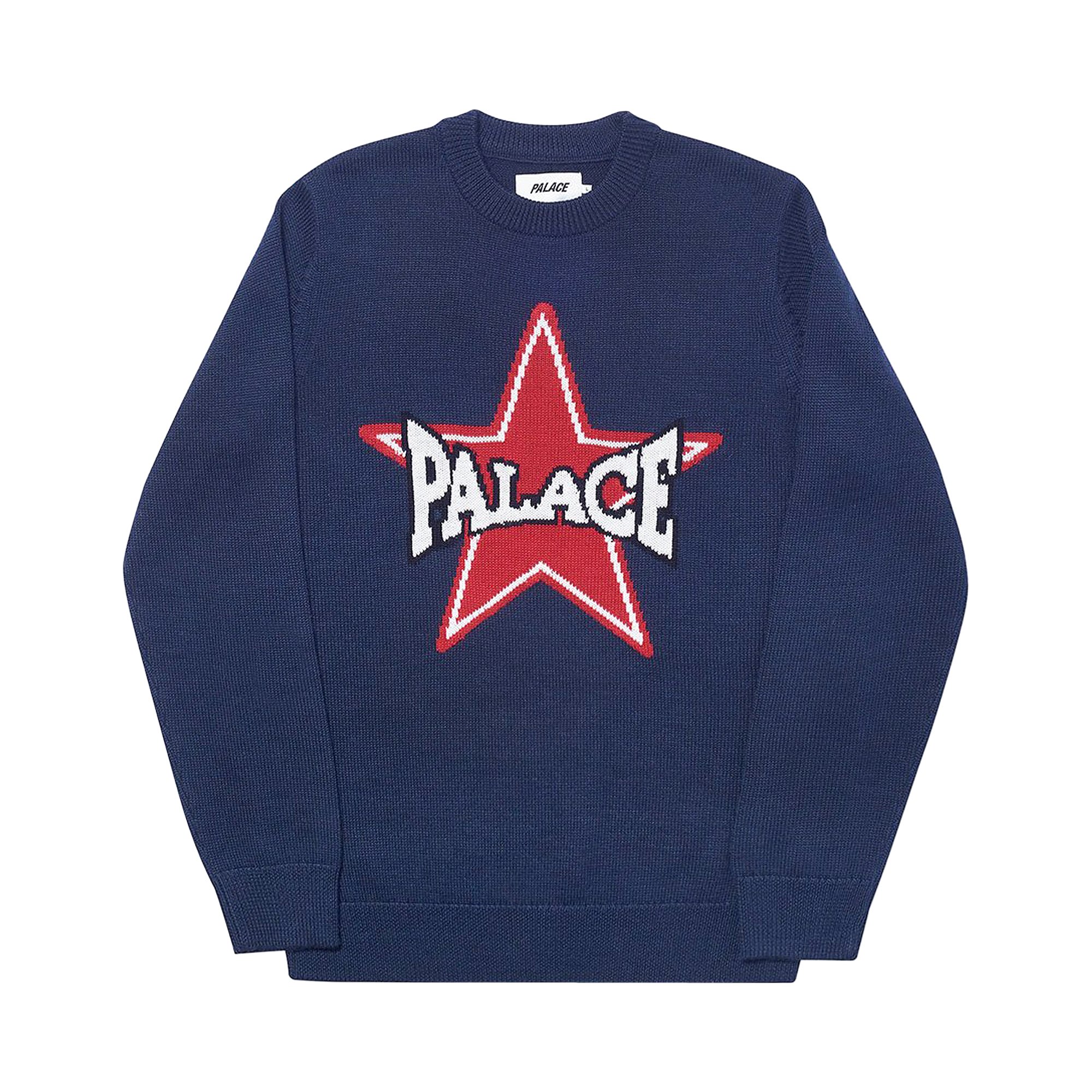 Buy Palace Star Knit 'Navy' - P18KW004 | GOAT