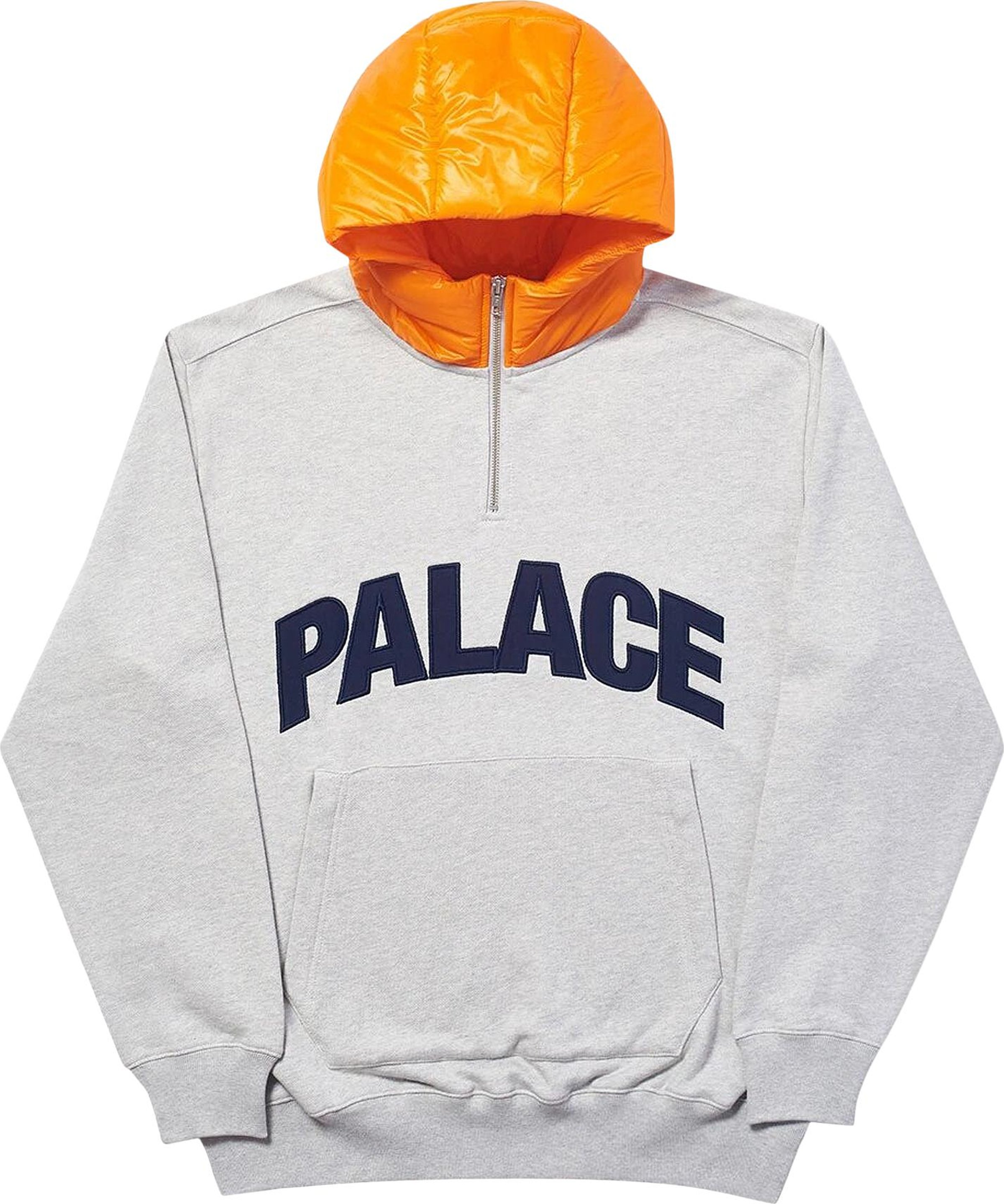 Buy Palace Puffer Hood 'Grey' - P18CS078 | GOAT