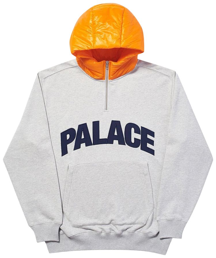 Palace Puffer Hood Grey