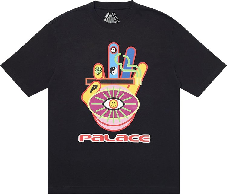 Palace Hippy Cig T Shirt Black