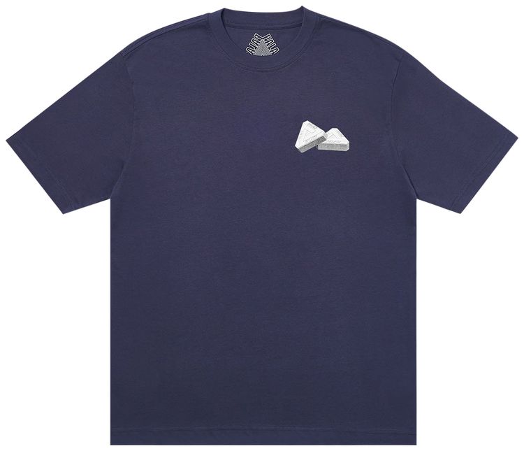 Palace Tri Gaine T Shirt Navy