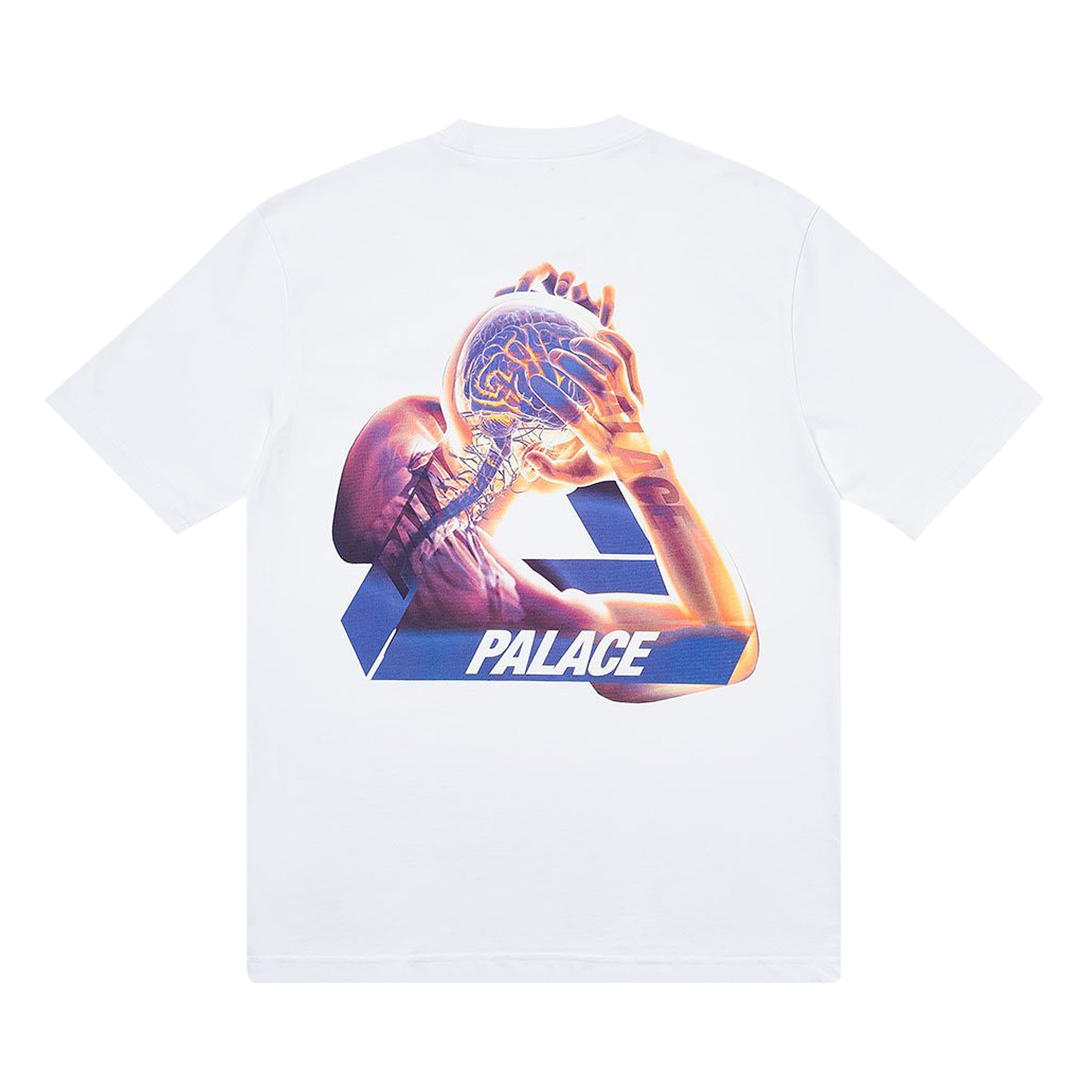 Buy Palace Tri-Gaine T-Shirt 'White' - P18TS121 | GOAT UK