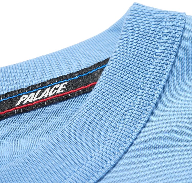 Palace Basically A T Shirt Cornflower Blue