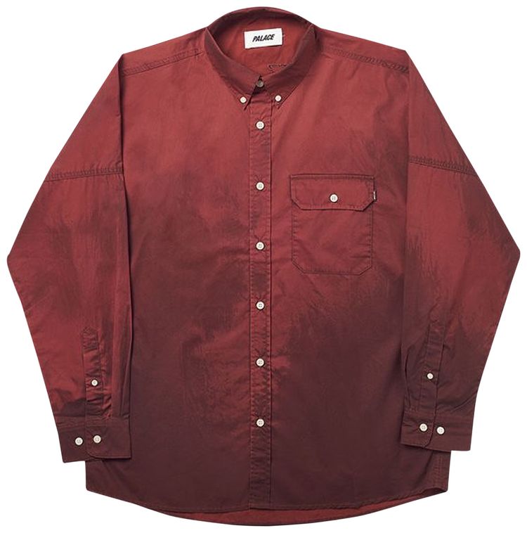 Palace Droppeth Heater Shirt Rust