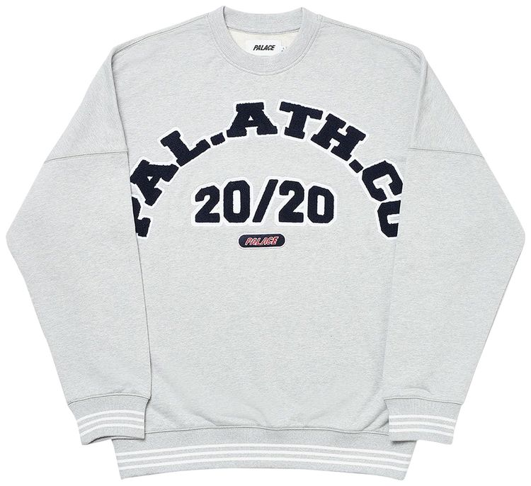 Palace 2020 Vision Crew Grey Marl