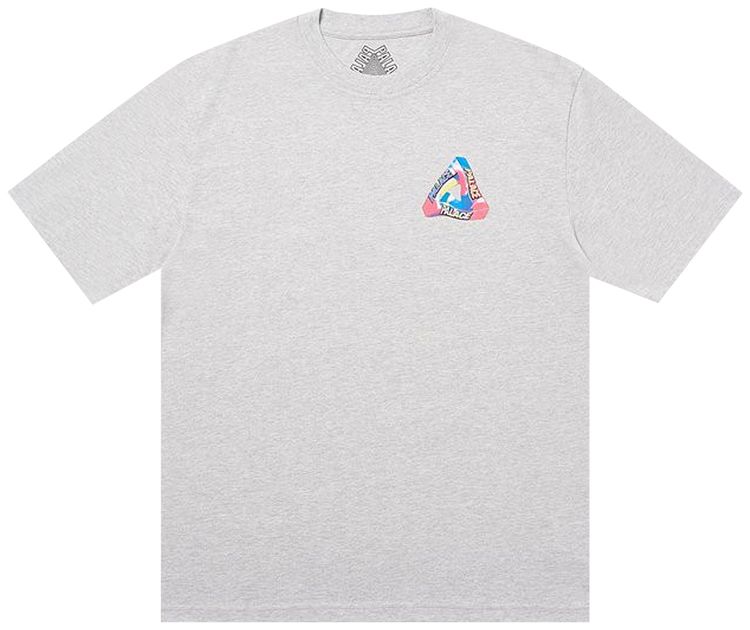 Palace I Dont Skate On A Sunday T Shirt Grey Marl