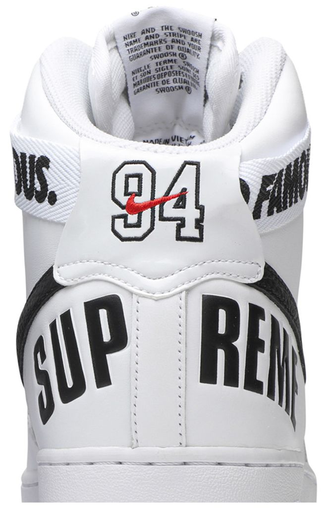 Supreme x Nike Air Force 1 High Supreme White